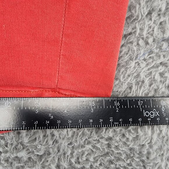 Lane Bryant Shorts Womens 26 Red Essential High Rise Stretch Girlfriend Denim - Picture 7 of 9